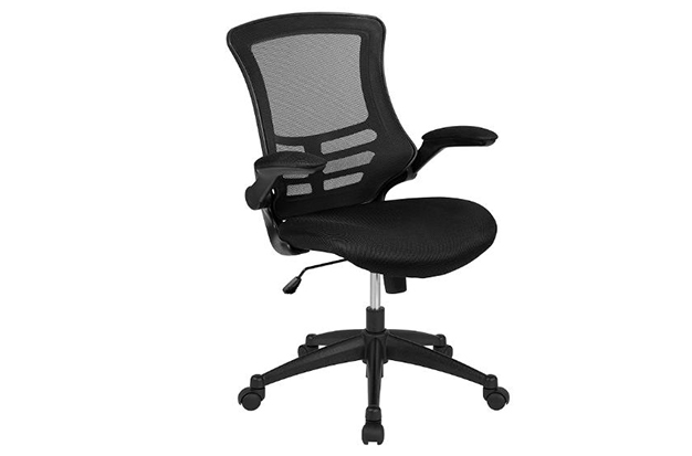 Flash Furniture Mid-back Black Mesh Office Chair