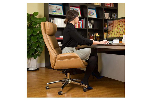 Glitzhome PU Executive Leather Office Chair 